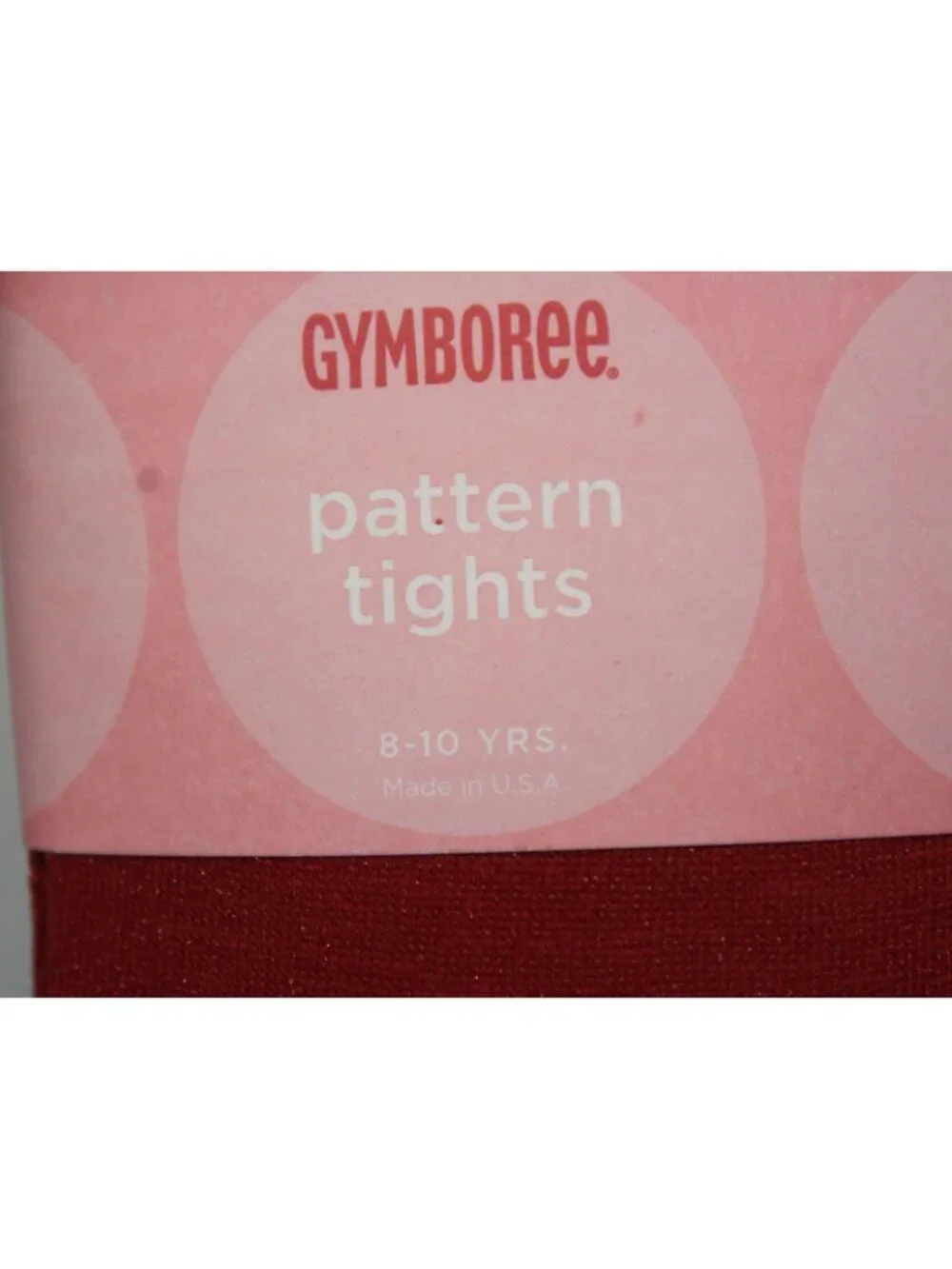2006 Gymboree Family Portrait Tights sz 8-10 Red Sparkle Holiday Xmas Footed